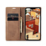 Hoesje geschikt voor Apple iPhone 14 Plus - Wallet Book Case - Magneetsluiting - Licht Bruin