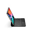 Bluetooth Toetsenbord hoes geschikt voor Apple iPad Pro 12.9 (2018/2020/2021) - Magnetic Keyboard Case met RGB Verlichting en Keypad - Grijs