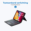 Bluetooth Toetsenbord hoes geschikt voor iPad Pro 12.9 (2018/2020/2021) - Toetsverlichting en Touchpad - QWERTY - Zwart