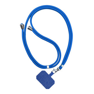 Cover2day Universele Telefoonkoord - Telefoonketting met Clip - Verstelbare Telefoonkoord - Licht Blauw