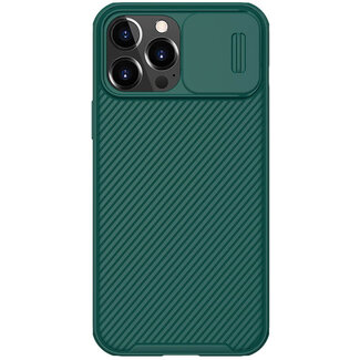 Nillkin Telefoonhoesje geschikt voor Apple iPhone 14 Max - Nillkin CamShield Pro Case - Groen