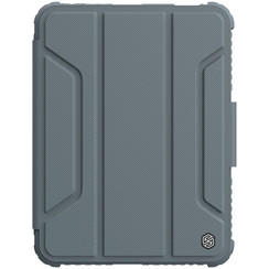Nillkin - Apple iPad Mini 6 (2021) - PU Leren Extreme Tri-Fold Book Case - Camera protectie - Cover Met Sleep/Wake-up Functie - Grijs