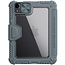 Nillkin - Apple iPad Mini 6 (2021) - PU Leren Extreme Tri-Fold Book Case - Camera protectie - Cover Met Sleep/Wake-up Functie - Grijs