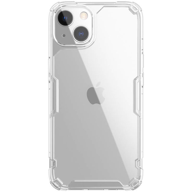 Telefoonhoesje geschikt voor Apple iPhone 13 - Nillkin Nature TPU Case - Back Cover - Transparant