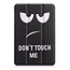 Case2go - Tablet hoes voor Amazon Fire 7 (2022) - Tri-fold Book Case - Auto/Wake functie - Don't touch me