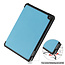 Case2go - Tablet hoes voor Amazon Fire 7 (2022) - Tri-fold Book Case - Auto/Wake functie - Licht Blauw