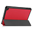 Case2go - Tablet hoes voor Amazon Fire 7 (2022) - Tri-fold Book Case - Auto/Wake functie - Rood