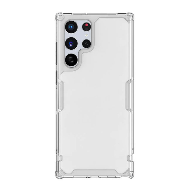 Telefoonhoesje geschikt voor Samsung Galaxy S22 Ultra - Nillkin Nature TPU Case - Back Cover - Transparant