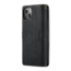 CaseMe - Telefoonhoesje geschikt voor Apple iPhone 14 - Wallet Book Case met ritssluiting - Magneetsluiting - Zwart