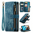 CaseMe - Telefoonhoesje geschikt voor Apple iPhone 14 Pro Max - Wallet Book Case met ritssluiting - Magneetsluiting - Blauw