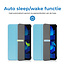 Tablet hoes geschikt voor Apple iPad 2022 -Tri-fold hoes met auto/wake functie - 10.5 inch - Licht Blauw