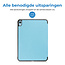 Tablet hoes geschikt voor Apple iPad 2022 -Tri-fold hoes met auto/wake functie - 10.5 inch - Licht Blauw
