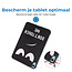 Tablet hoes geschikt voor Apple iPad 2022 -Tri-fold hoes met auto/wake functie - 10.5 inch - Don't Touch Me