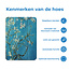 Tablet hoes geschikt voor Apple iPad 2022 -Tri-fold hoes met auto/wake functie - 10.5 inch - Sterrenhemel