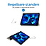 Tablet hoes geschikt voor Apple iPad 2022 -Tri-fold hoes met auto/wake functie - 10.5 inch - Sterrenhemel