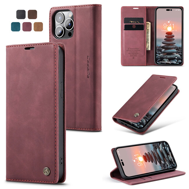 Saqmkil Magnetische telefoonhoes voor iPhone 14 Pro 6,1, Beschermhoes met aesthetisch luipaardprint, meisjescase, compatibel met MagSafe, zachte vloeibare siliconen TPU-bumper, schokbestendige en
