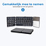 Cover2day - Universeel Opvouwbaar Bluetooth Toetsenbord - QWERTY Layout Keyboard - Oplaadbaar - Zwart