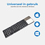 Cover2day - Universeel Opvouwbaar Bluetooth Toetsenbord - QWERTY Layout Keyboard - Oplaadbaar - Zwart