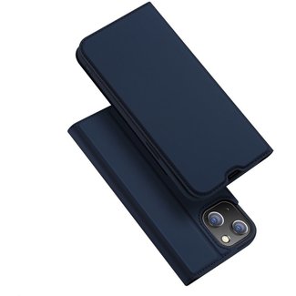 Dux Ducis Telefoon Hoesje geschikt voor Apple iPhone 14 - Dux Ducis Skin Pro Book Case - Blauw