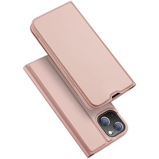 Dux Ducis Telefoon Hoesje geschikt voor Apple iPhone 14 - Dux Ducis Skin Pro Book Case - Roze