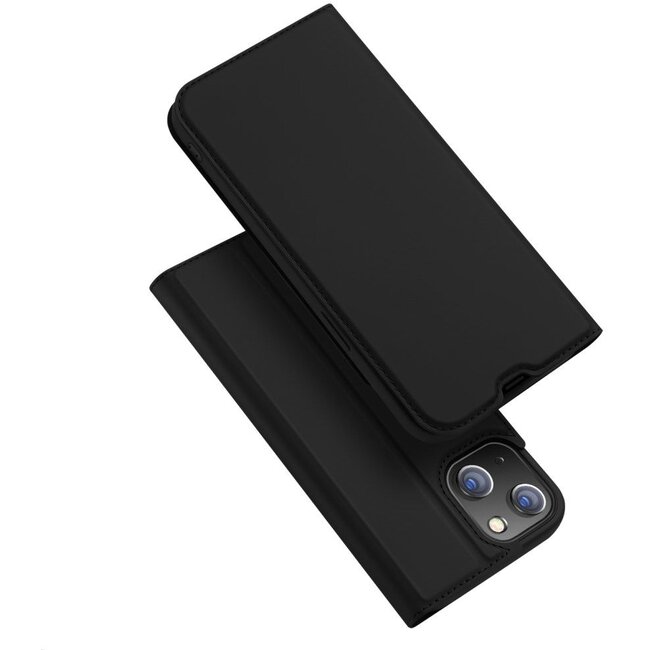 Telefoon Hoesje geschikt voor Apple iPhone 14 Plus - Dux Ducis Skin Pro Book Case - Zwart