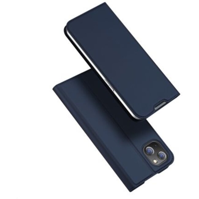 Telefoon Hoesje geschikt voor Apple iPhone 14 Plus - Dux Ducis Skin Pro Book Case - Blauw