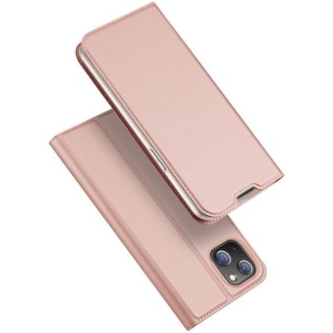 Telefoon Hoesje geschikt voor Apple iPhone 14 Plus - Dux Ducis Skin Pro Book Case - Roze