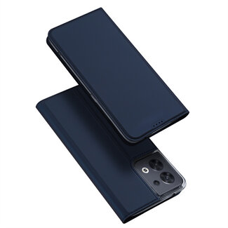 Dux Ducis Telefoon Hoesje geschikt voor Oppo Reno 8 Pro - Dux Ducis Skin Pro Book Case - Blauw