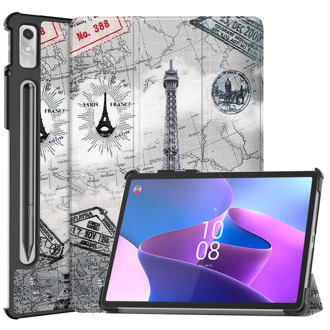 Tablet hoes geschikt voor de Lenovo Tab P11 Pro 2nd Gen - Eiffeltoren