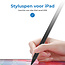 Touchscreen Pen - Active Stylus Pen met Siliconen Punt - Pen met Palm Rejection - Geschikt voor iPad vanaf 2018 - Zwart
