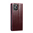 CaseMe - Telefoonhoesje geschikt voor Apple iPhone 13 Pro Max - Flip Wallet Case - Magneetsluiting - Rood