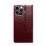 CaseMe - Telefoonhoesje geschikt voor Apple iPhone 13 Pro Max - Flip Wallet Case - Magneetsluiting - Rood