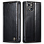 CaseMe - Telefoonhoesje geschikt voor Apple iPhone 13 - Flip Wallet Case  - Magneetsluiting - Zwart