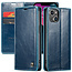 CaseMe - Telefoonhoesje geschikt voor Apple iPhone 13 - Flip Wallet Case - Magneetsluiting - Blauw