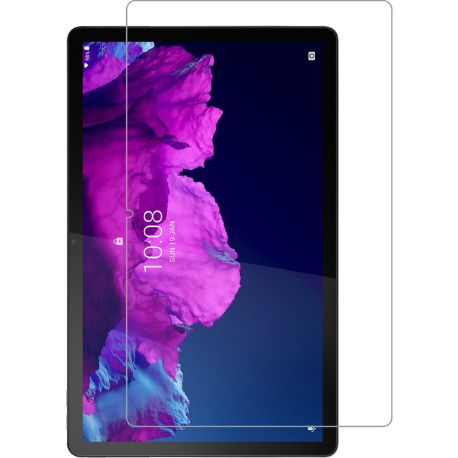 Case2go - Tablet Screenprotector geschikt voor Lenovo Tab P11 Pro 2nd Gen - Tempered Glass - Case Friendly - Transparant