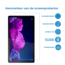 Case2go - Tablet Screenprotector geschikt voor Lenovo Tab P11 Pro 2nd Gen - Tempered Glass - Case Friendly - Transparant