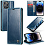 CaseMe - Telefoonhoesje geschikt voor Apple iPhone 14 Pro - Flip Wallet Case - Magneetsluiting - Blauw