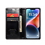 CaseMe - Telefoonhoesje geschikt voor Apple iPhone 14 Plus - Flip Wallet Case - Magneetsluiting - Zwart