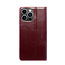CaseMe - Telefoonhoesje geschikt voor Apple iPhone 14 Pro Max - Flip Wallet Case -  Magneetsluiting - Rood
