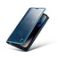 CaseMe - Telefoonhoesje geschikt voor Apple iPhone 14 Pro Max - Flip Wallet Case -  Magneetsluiting - Blauw