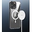 Hoesje geschikt voor Apple iPhone 14 Plus - Devia Case met Magnetische Ring en Oplaadfunctie - Transparante Back Cover - Transparant