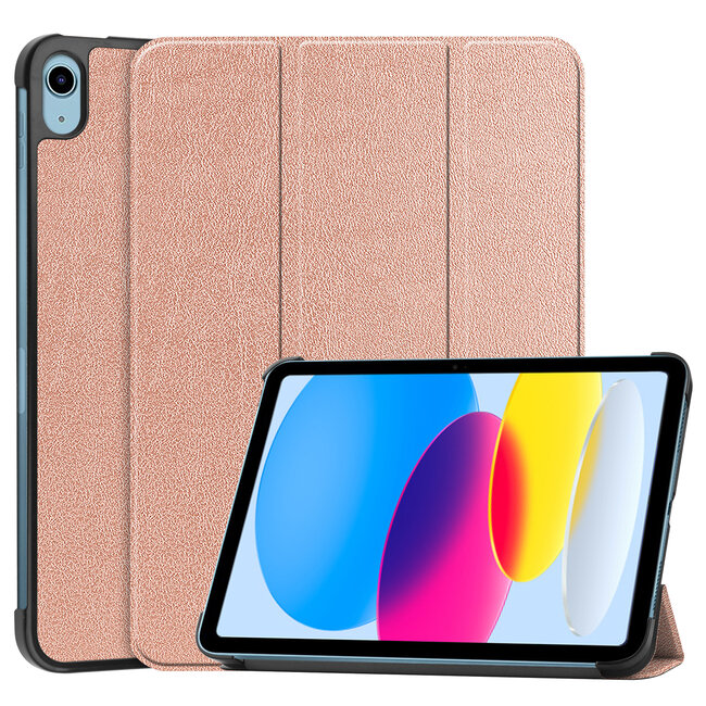 Tablet hoes geschikt voor de Apple iPad 11 (2025) A16 / Apple iPad 10.9 (2022) - Rose Goud