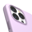 Hoesje geschikt voor Apple iPhone 14 - Devia Siliconen Case - Back Cover met Oplaadfunctie - Paars