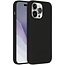 Apple iPhone 14 Pro Max - Devia Siliconen Case - Back Cover met Oplaadfuncties - Zwart