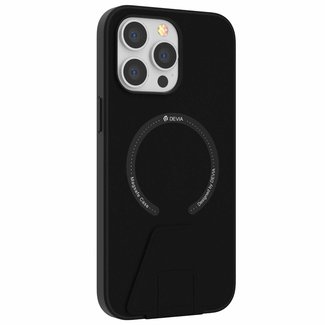 Devia Apple iPhone 14 Plus - Devia Magnetische Case - Back Cover met Standfunctie & Oplaadfuncties - Zwart