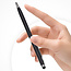 1 Stuks - Balpen en Touch Pen - 2 in 1 Stylus Pen voor smartphone en tablet - Metaal - Zwart