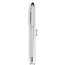 1 Stuks - Touch Pen - 2 in 1 Stylus Pen voor smartphone en tablet - Metaal - Wit