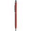 1 Stuks - Touch Pen - 2 in 1 Stylus Pen voor smartphone en tablet - Metaal - Rood