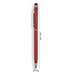 1 Stuks - Balpen en Touch Pen - 2 in 1 Stylus Pen voor smartphone en tablet - Metaal - Rood