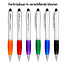 1 Pen - Stylus en balpen in één - Geschikt voor Tablet / Smartphone - Universeel en met clip - Zilver / Oranje